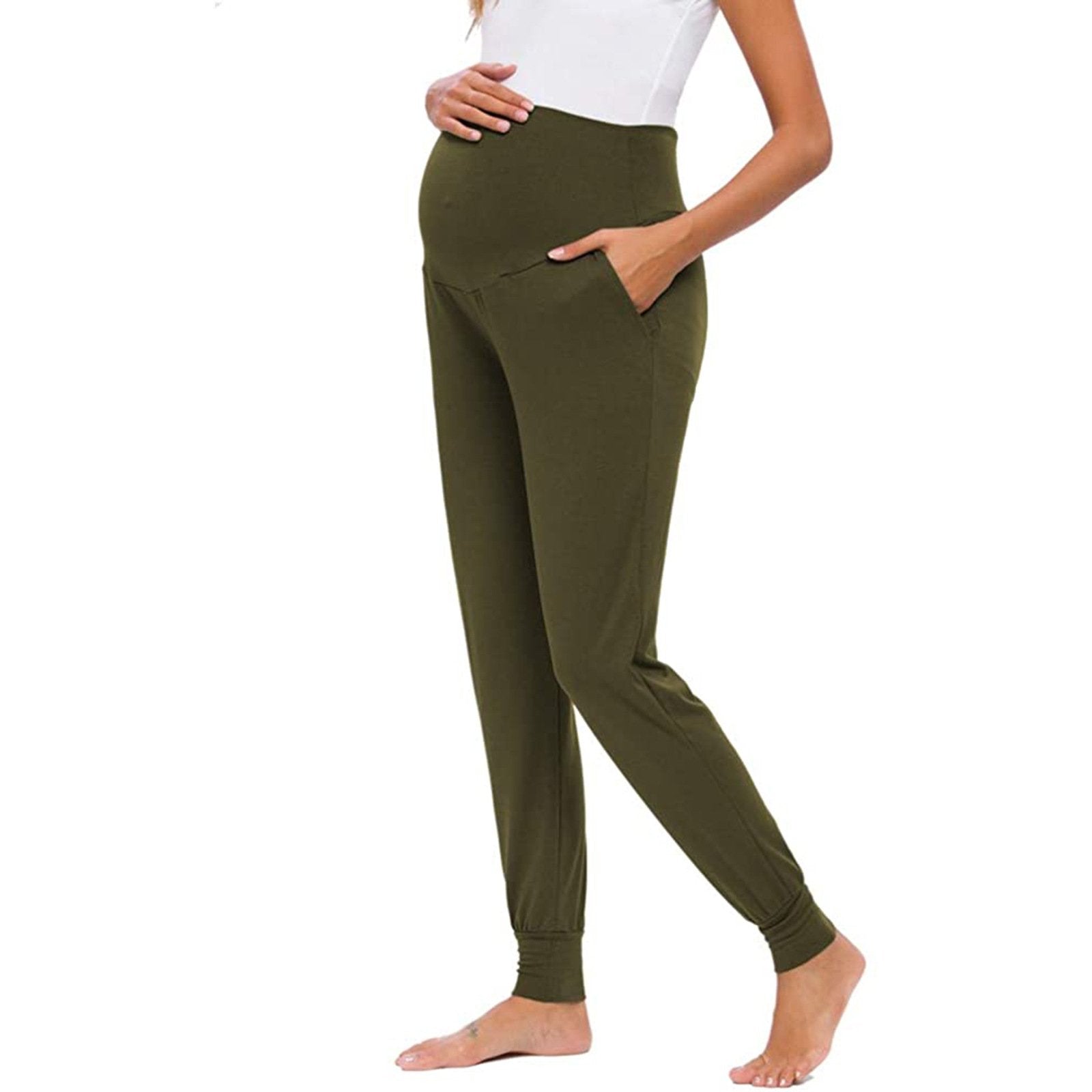 Amazon.com: FaroLy Women's Maternity Leggings Over The Belly Adjustable  High Waist Pregnancy Workout Yoga Active Work Pants (Color : Black, Size :  Small) : Clothing, Shoes & Jewelry