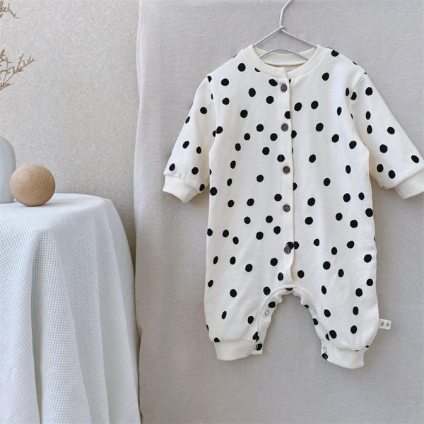 Baby Autumn Polka Dot Romper Wholesale